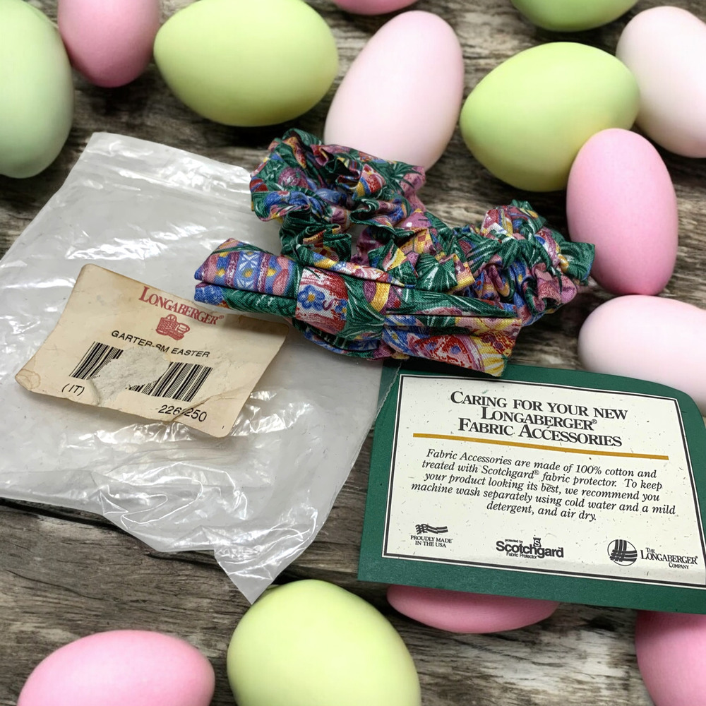 Vintage 1990's NEW Longaberger Small Easter Garter Only #2262250 NIP